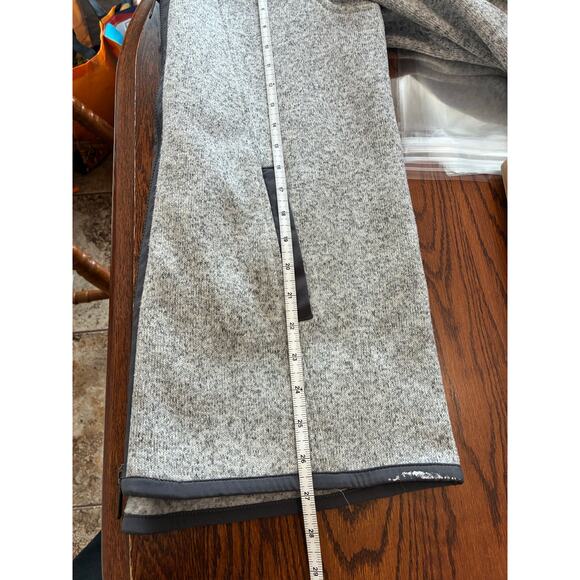 Lululemon Its Fleecing Cold Jacket Full Zip Heathered Gray Size 6 - Picture 8 of 9